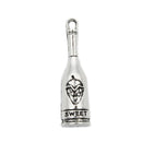 20 Pieces Wine Beer Pendant Mini Beads Charms with Sweet Wine Bottle Crafts Jewelry Dangle Findings