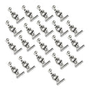 20 Pieces Wholesale Mini Biology Science Microscope Pendant Beads Crafts Party Club Costume Jewelry Findings