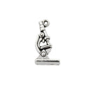 20 Pieces Wholesale Mini Biology Science Microscope Pendant Beads Crafts Party Club Costume Jewelry Findings