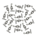 20 Pieces Wholesale Mini Biology Science Microscope Pendant Beads Crafts Party Club Costume Jewelry Findings