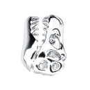 Unique 13x20mm Unisex Silver Tyrannosaurus Dinosaur Skull Animal Brooch Pin