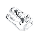 Unique 13x20mm Unisex Silver Tyrannosaurus Dinosaur Skull Animal Brooch Pin