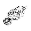 10 Pieces Sea Horse Antique Charms Pendant 3.5x1.7cm for Necklace Bag Dangle DIY Findings Craft Keyring