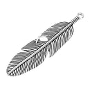 10 Pieces Vintage Metal Alloy Leaf Feathers Charms Pendant for Necklace Bag Keyring Findings Craft