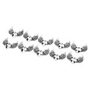 10 Pieces Angel Wings Love Heart Pendant Charms for Earring Bracelet DIY Making Craft Beads Findings