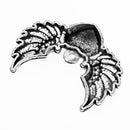 10 Pieces Angel Wings Love Heart Pendant Charms for Earring Bracelet DIY Making Craft Beads Findings