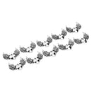 10 Pieces Angel Wings Love Heart Pendant Charms for Earring Bracelet DIY Making Craft Beads Findings