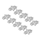 10 Pieces Alloy Hollow Palm Charms Pendant For Jewelry Making Accessories