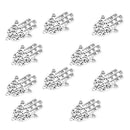 10 Pieces Alloy Hollow Palm Charms Pendant For Jewelry Making Accessories