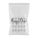 20 Pieces Pack Made with Love Carving Heart Charms Pendant Earring Bracelet Dangle Beads DIY Findings Accessories