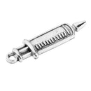 20 Pieces Alloy Cylinder Needle Charm Pendant For Jewelry Making Accessories