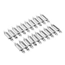 20 Pieces Alloy Cylinder Needle Charm Pendant For Jewelry Making Accessories