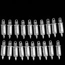 20 Pieces Alloy Cylinder Needle Charm Pendant For Jewelry Making Accessories