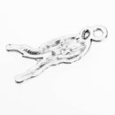 20 Pieces Stylish Zombie Charm Halloween Pendants Jewelry Making 2.6X1cm Beads Craft Bag Keyring DIY