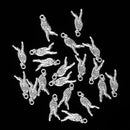 20 Pieces Stylish Zombie Charm Halloween Pendants Jewelry Making 2.6X1cm Beads Craft Bag Keyring DIY