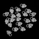 20 Pieces Alloy Vintage Leaf Charms Pendant For Jewelry Making Accessories
