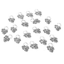 20 Pieces Alloy Vintage Leaf Charms Pendant For Jewelry Making Accessories