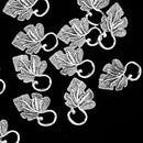 20 Pieces Alloy Vintage Leaf Charms Pendant For Jewelry Making Accessories