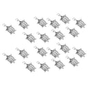 20 Pieces Pack Metal Animal Turtle Pendant Beads for Necklace Earring Dangle Findings Supplies Craft