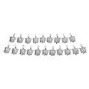 20 Pieces Pack Metal Animal Turtle Pendant Beads for Necklace Earring Dangle Findings Supplies Craft