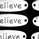 20 Pieces Believe Charm for Jewelry Making Bracelet Necklace Accessory DIY Gift