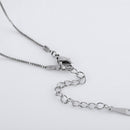 Elegant Women Zircon Jewelry Set Rhinestone Pendant Necklace Stud Earrings