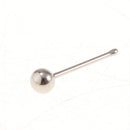 14pcs Mixed Style Clear Rhinestone Ball End Nose Pin Stud Rings Piercing
