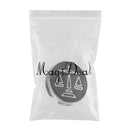 Round Black Badge Collar Pin Justice Scale Pattern Men Women Shirt Brooch Wedding Party Decoration Jewelry
