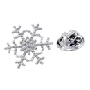 Christmas Brooch Snowflake Corsage Banquet Collar Pins for Wedding Ornaments