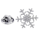 Christmas Brooch Snowflake Corsage Banquet Collar Pins for Wedding Ornaments