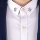 Christmas Brooch Snowflake Corsage Banquet Collar Pins for Wedding Ornaments