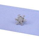 Christmas Brooch Snowflake Corsage Banquet Collar Pins for Wedding Ornaments