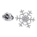 Christmas Brooch Snowflake Corsage Banquet Collar Pins for Wedding Ornaments