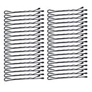 36 Pieces Bulk Hair Waved U-shaped Ponytail Pin Barrette Salon Grip Clip Hairpin