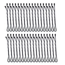 36 Pieces Bulk Hair Waved U-shaped Ponytail Pin Barrette Salon Grip Clip Hairpin