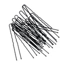 20 Pieces U-shaped Barrettes Crimped Waved Updo Hair Pin Black Lady Women for Wedding Parrty DIY Hair Style Clip