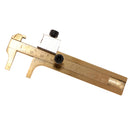Mini Metal Scale Brass Sliding Gauge Vernier Caliper Ruler Pocket Measuring Tool Useful Hand Tool
