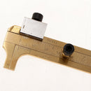 Mini Metal Scale Brass Sliding Gauge Vernier Caliper Ruler Pocket Measuring Tool Useful Hand Tool