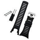 Soft Rubber Wristwatch Bands Strap For SUUNTO Ambit Series Black Replacement