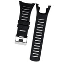 Soft Rubber Wristwatch Bands Strap For SUUNTO Ambit Series Black Replacement