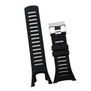 Soft Rubber Wristwatch Bands Strap For SUUNTO Ambit Series Black Replacement