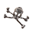 Punk Metal Skull Collar Pins Women Brooch Lapel Pin Men Suit Accessories