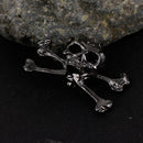 Punk Metal Skull Collar Pins Women Brooch Lapel Pin Men Suit Accessories