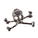Punk Metal Skull Collar Pins Women Brooch Lapel Pin Men Suit Accessories