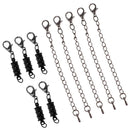 10 Pieces Ridged Copper Magnetic Clasps Jewelry Finding Extension Chain Link