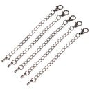 10 Pieces Copper Easy Magnetic Clasp Converter Lobster Clasp 9cm Chain Extender