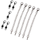 10 Pieces Copper Easy Magnetic Clasp Converter Lobster Clasp 9cm Chain Extender
