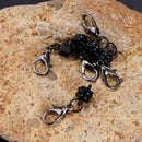 10 Pieces Copper Easy Magnetic Clasp Converter Lobster Clasp 9cm Chain Extender
