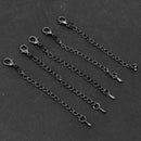 10 Pieces Copper Easy Magnetic Clasp Converter Lobster Clasp 9cm Chain Extender