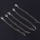 10Pcs 7mm Ball Magnetic Lobster Clasp Extender Chain Jewelry Making Silver
